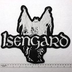 Isengard band big back patch 28cm x 23,5cm / 11,02"x9,25"