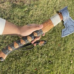 Custom Handmade Steel Hatchet Tomahawk Axe Throwing Viking Hunting Axe