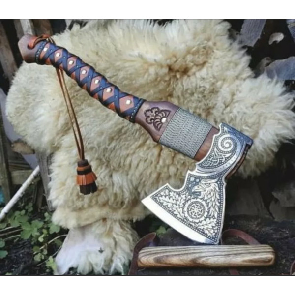 Custom Handmade Viking Hunting Axes.jpeg