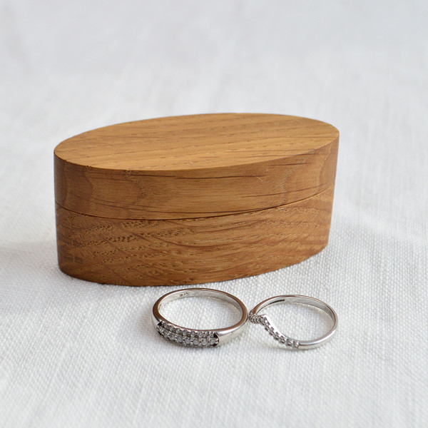 wooden box for rings