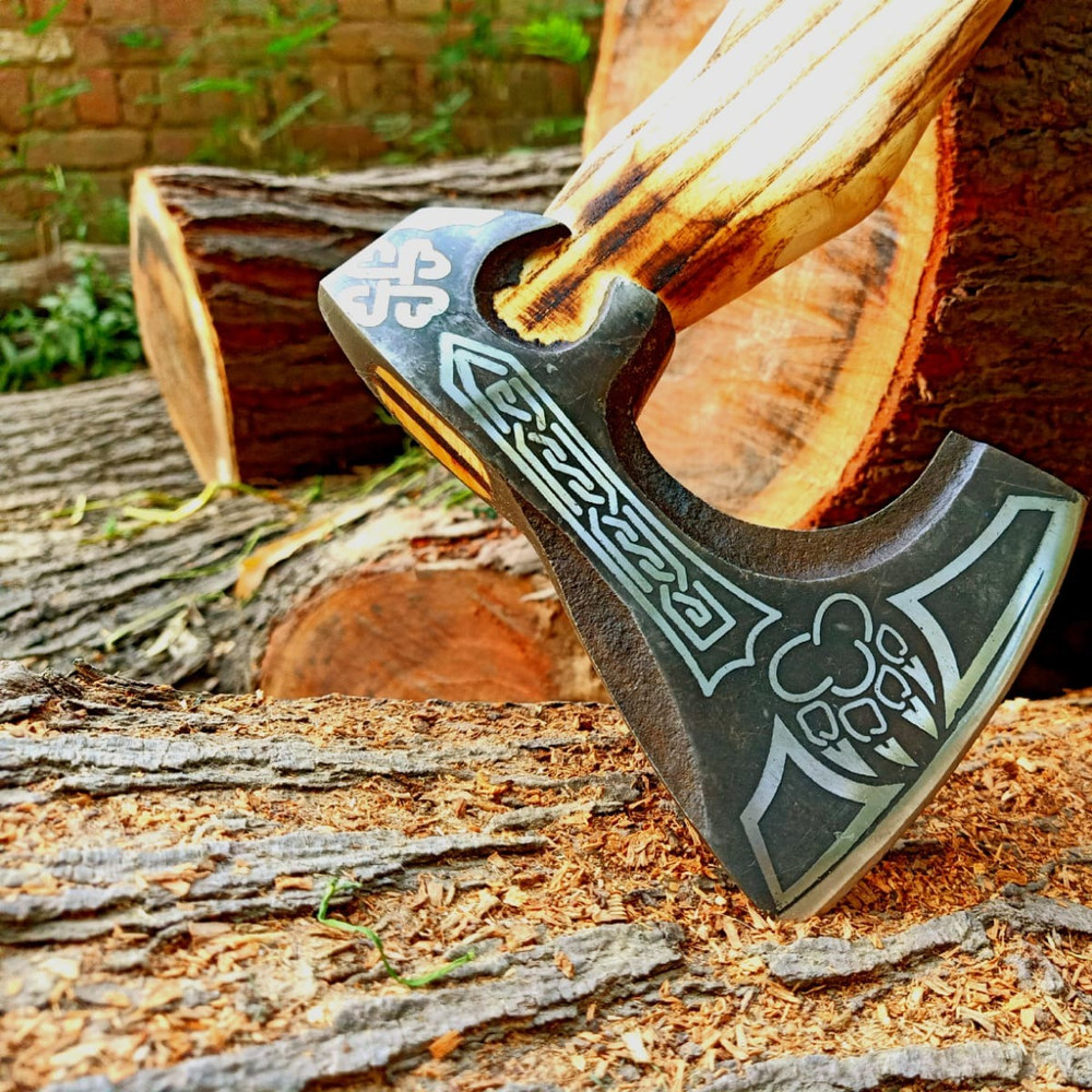 Custom Handmade Steel Tomahawk Axe Throwing Viking Axesjpeg