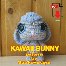 TUTORIAL: Kawaii style Bunny cute little crochet pattern