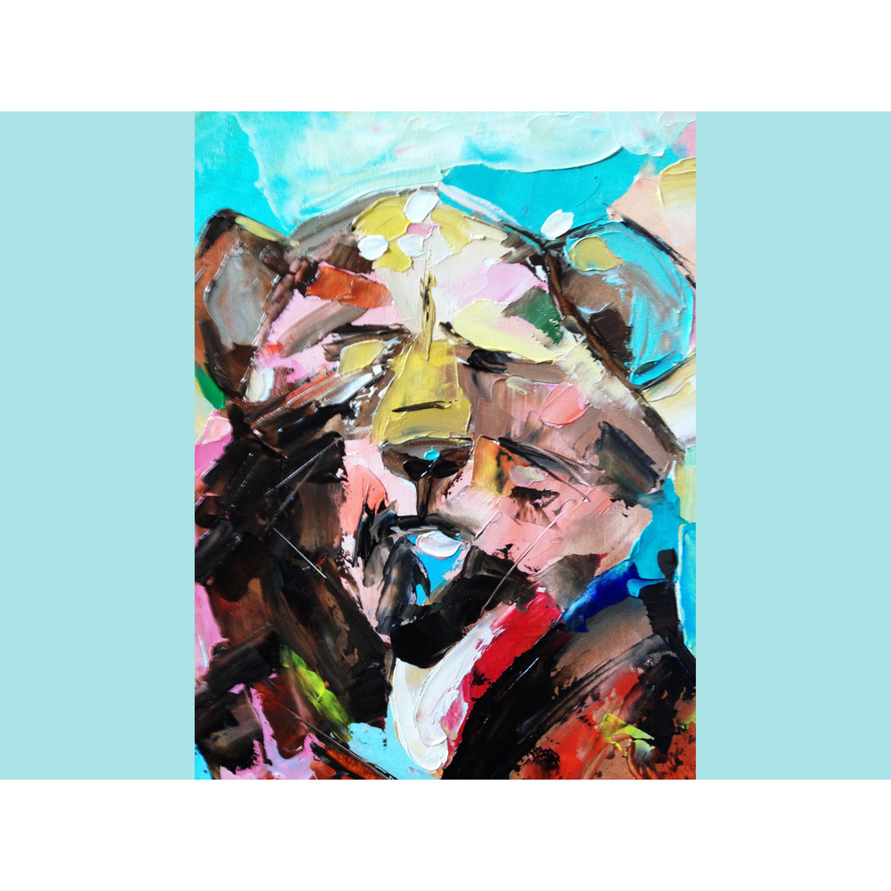 bear painting oil original art .jpg