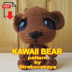TUTORIAL: Kawaii style Baby Bear cuties crochet pattern