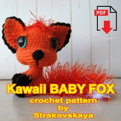TUTORIAL: Kawaii style Baby Fox cuties crochet pattern