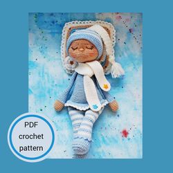 crochet pattern in pdf format, crochet dolls, crochet pattern