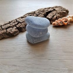 large grey sea glass authentic sea glass.