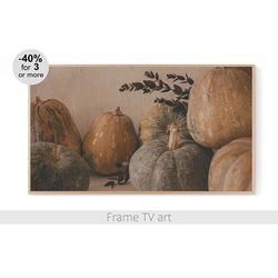 Frame Tv art Pumpkin, Samsung Frame TV art Thanksgiving, Frame TV Art Halloween,  Frame Tv art fall autumn | 593