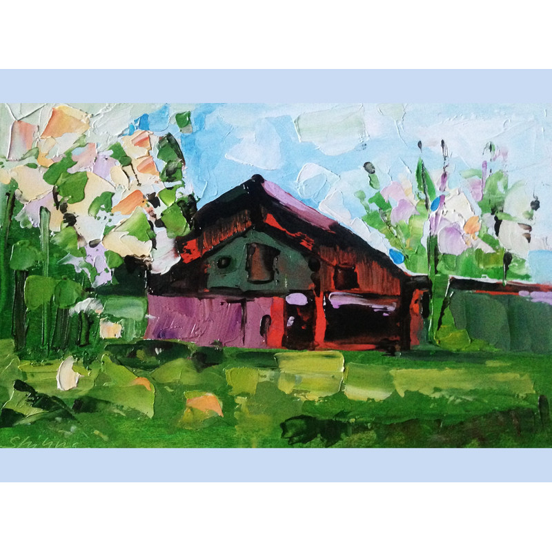 barn painting small home original art -16.jpg