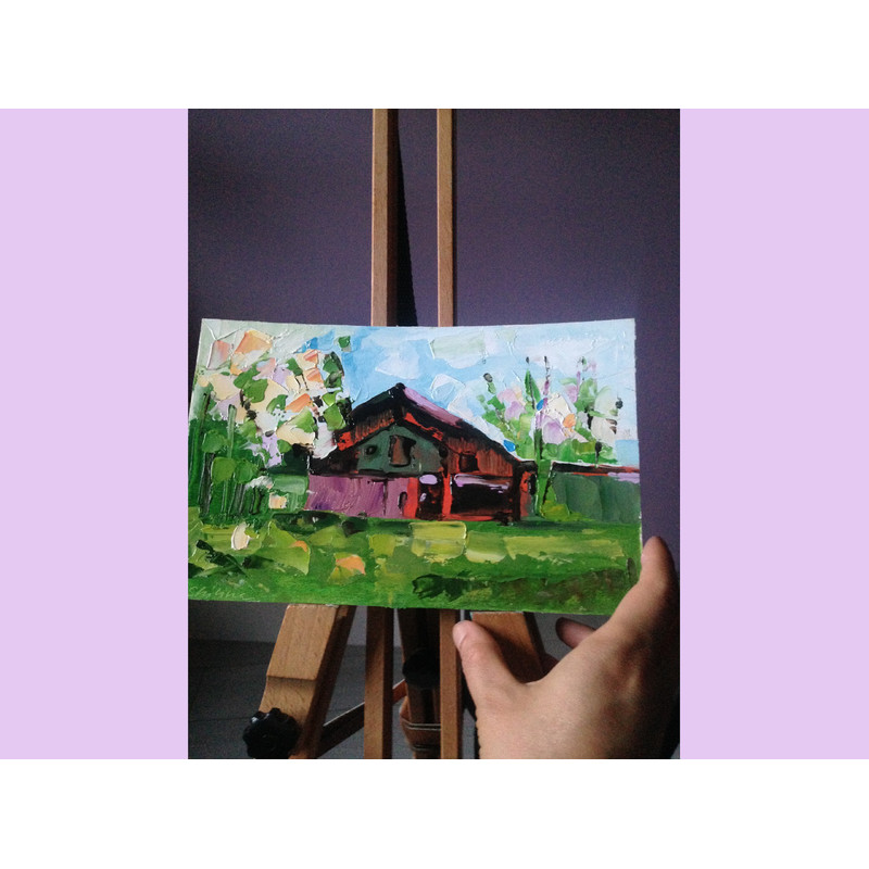 barn painting small home original art -19.jpg