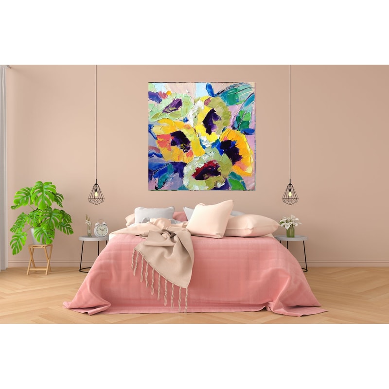 Sunflower Oil Painting Original Art -2.jpg