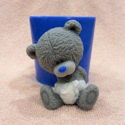 Baby Teddy Bear 2 - silicone mold