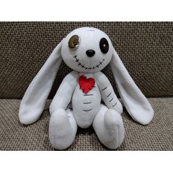 Scary rabbit toy Voodoo doll Bunny stuffed animal toy Creepy toys Ugly doll