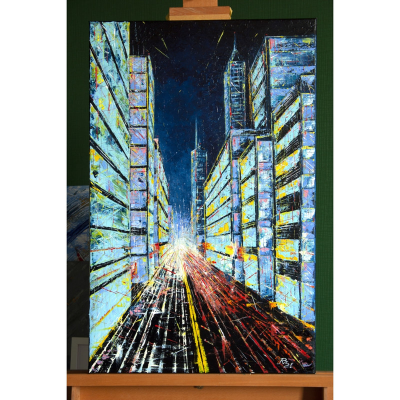 Pop-Art-Night-city-City-celebration-Blue-red-oil-painting-abstract-interior-painting-Avenue-present-Fine-Art-Paintings-Modern-paintings-1.jpg