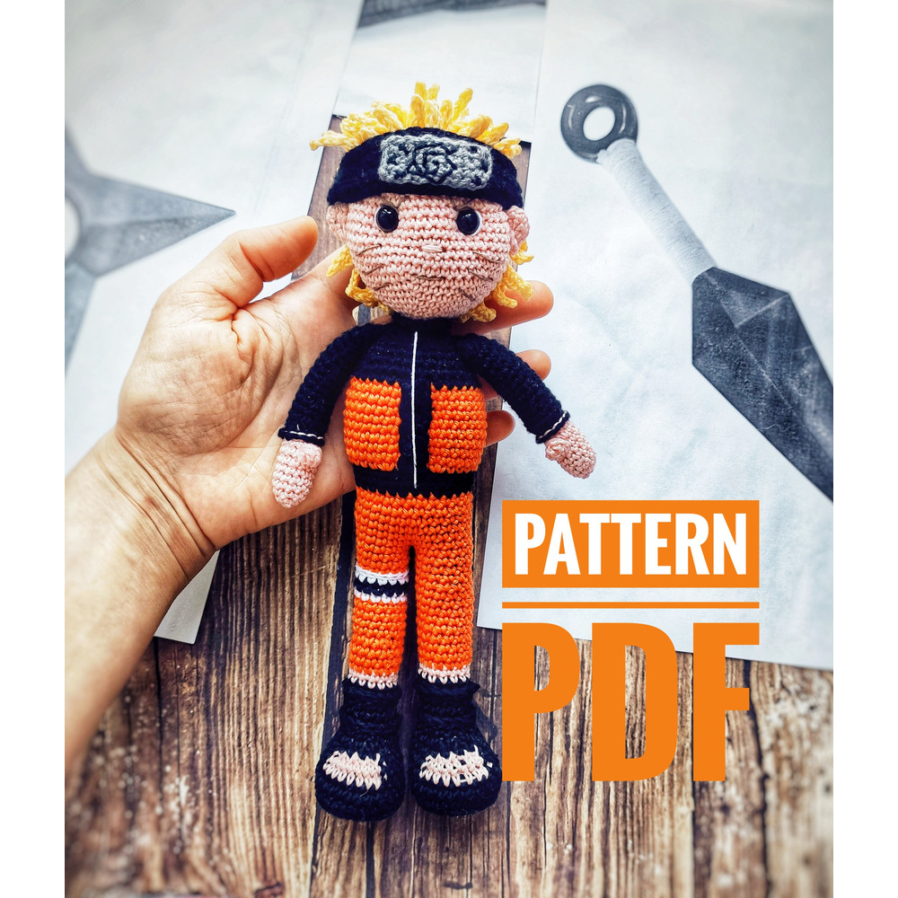 Naruto doll CROCHET PATTERN