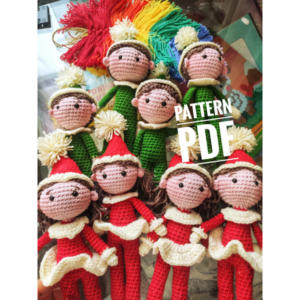 Christmas Elf Crochet  PATTERN
