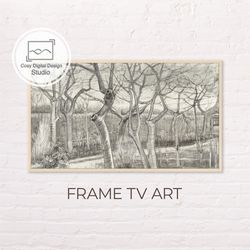 samsung frame tv art | vincent van gogh 4k vintage landscape art for frame tv | oil paintings | instant download