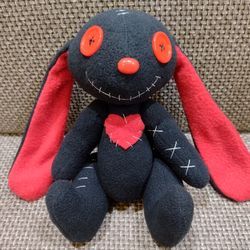 Scary hare toy Voodoo doll Stuffed rabbit animal toy Creepy toy rabbit Ugly doll bunny