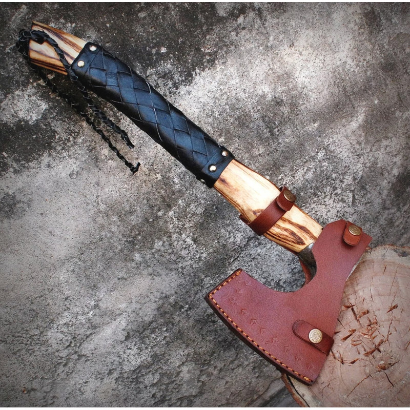 Custom Handmade Steel Tomahawk Axe Throwing Viking aXESjpeg