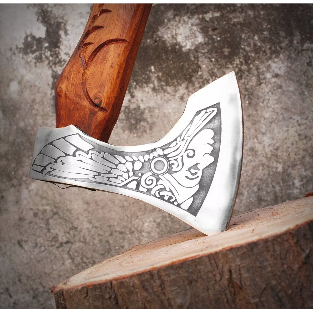 Handmade Steel Tomahawk Axe Throwing Viking Hunting Axe in usajpeg