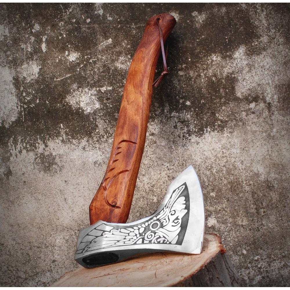 Handmade Steel Tomahawk Axe Throwing Viking Hunting Axesjpeg