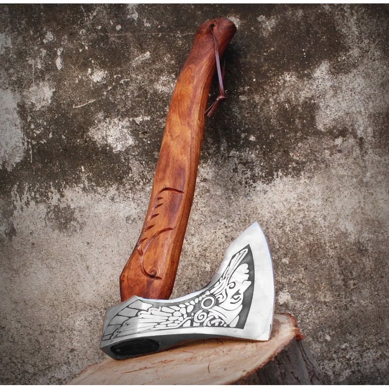 Handmade Steel Tomahawk Axe Throwing Viking Hunting Axesjpeg