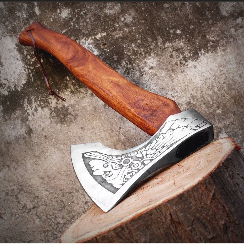 Handmade Steel Tomahawk Axe Throwing Viking Huntingjpeg