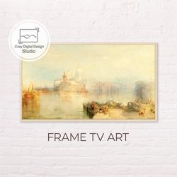 Samsung Frame TV Art | William Turner Vintage Landscape Art for Frame TV | Oil paintings | Instant Download