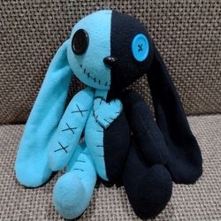 Creepy toy rabbit Stuffed animal toy hare Voodoo doll Ugly toy bunny Scary toys