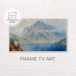 Samsung Frame TV Art | 4k Vintage Landscape Art for Frame TV | Oil paintings | Instant Download
