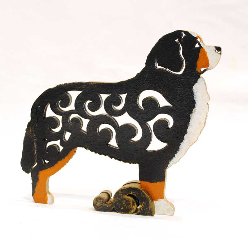 statuette-Bernese-Mountain-Dog-wood