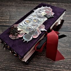 Witchcraft journal Chunky witch junk journal for sale Handmade witchy junk journal Practical magic grimoire