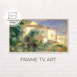 samsung frame tv art | 4k auguste renoir vintage landscape art for the frame tv | oil paintings | instant download