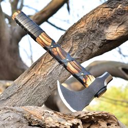 handmade steel tomahawk axe throwing viking hunting axe