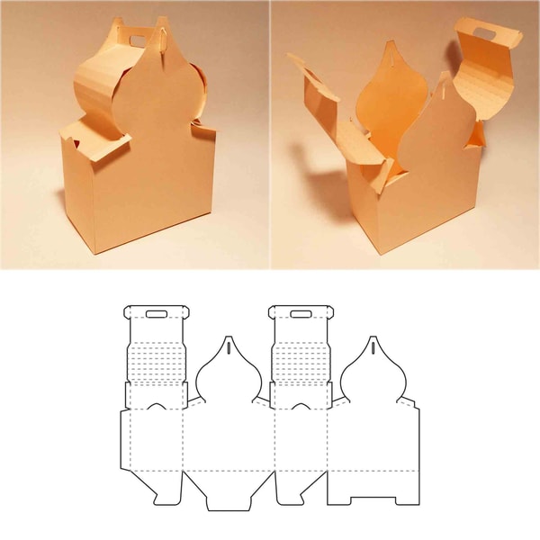 Temple box template, church box, dome box, mosque box, house | Inspire ...