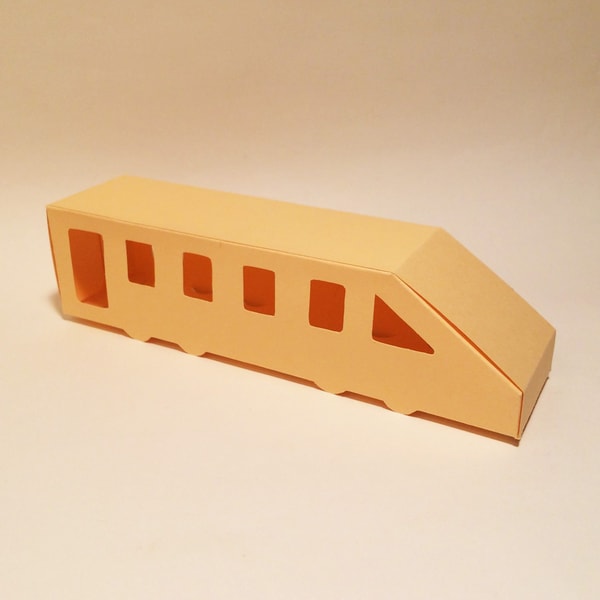 Train box template, train gift box, subway box, train shaped | Inspire ...
