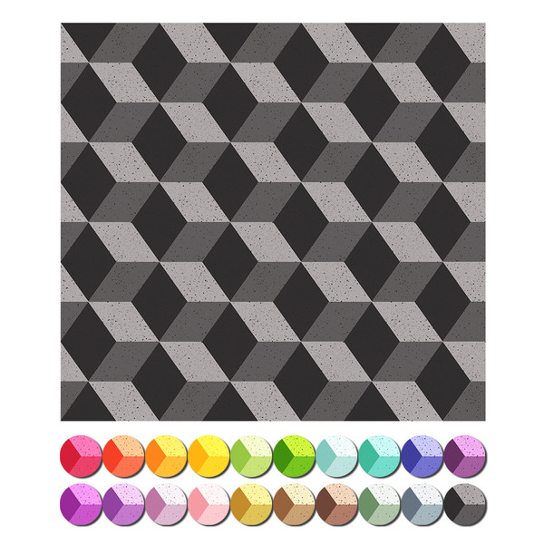 3D cube wall diagonal pattern paper pack, 20 colors, inspireuplift 2.jpg