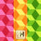 3D cube wall diagonal pattern paper pack, 20 colors, inspireuplift 3.jpg