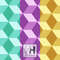3D cube wall diagonal pattern paper pack, 20 colors, inspireuplift 4.jpg
