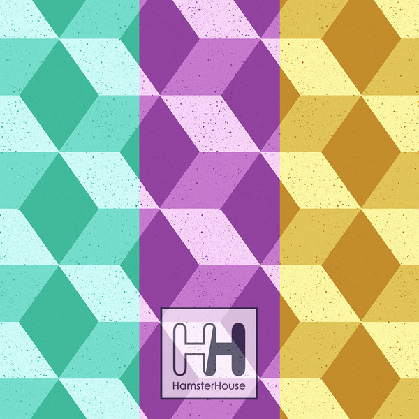 3D cube wall diagonal pattern paper pack, 20 colors, inspireuplift 4.jpg