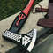 Handmade Steel Tomahawk Axe Integral Ball Hammer Hunting Axejpeg