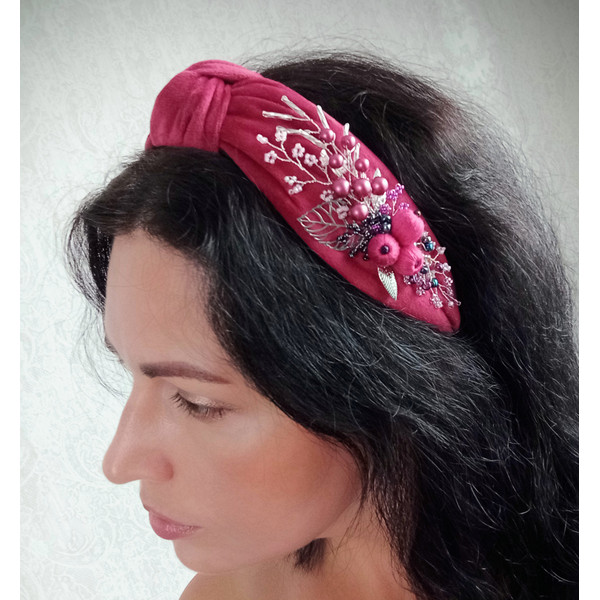 Handmade-magenta-embellished-headband.jpg