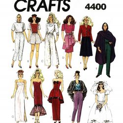 PDF CopyVintage  MC Calls 4400 Pattern Clothes for Barbie Doll and Fashion Dolls 11 1\2inch