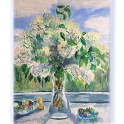 flower painting original oil painting on canvas floral wall art still life