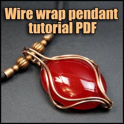 Wire wrap pendant tutorial PDF