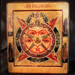 Icon with the ark "All-seeing eye of God"