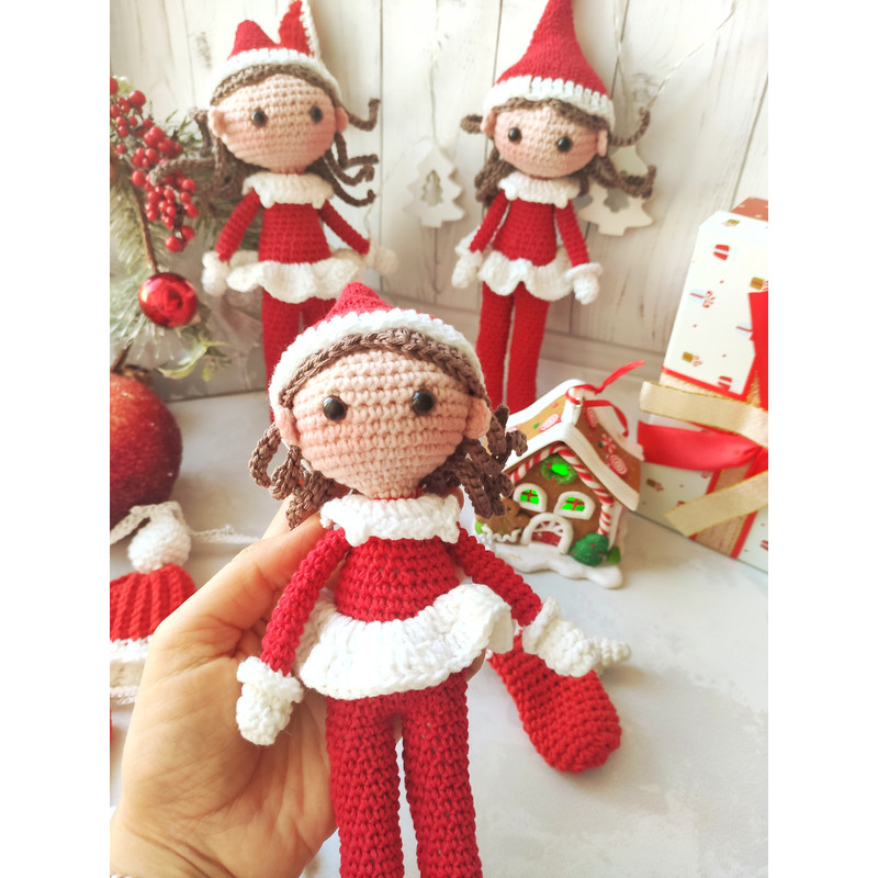 Christmas Elf, Elf Toddler, Crochet Elves