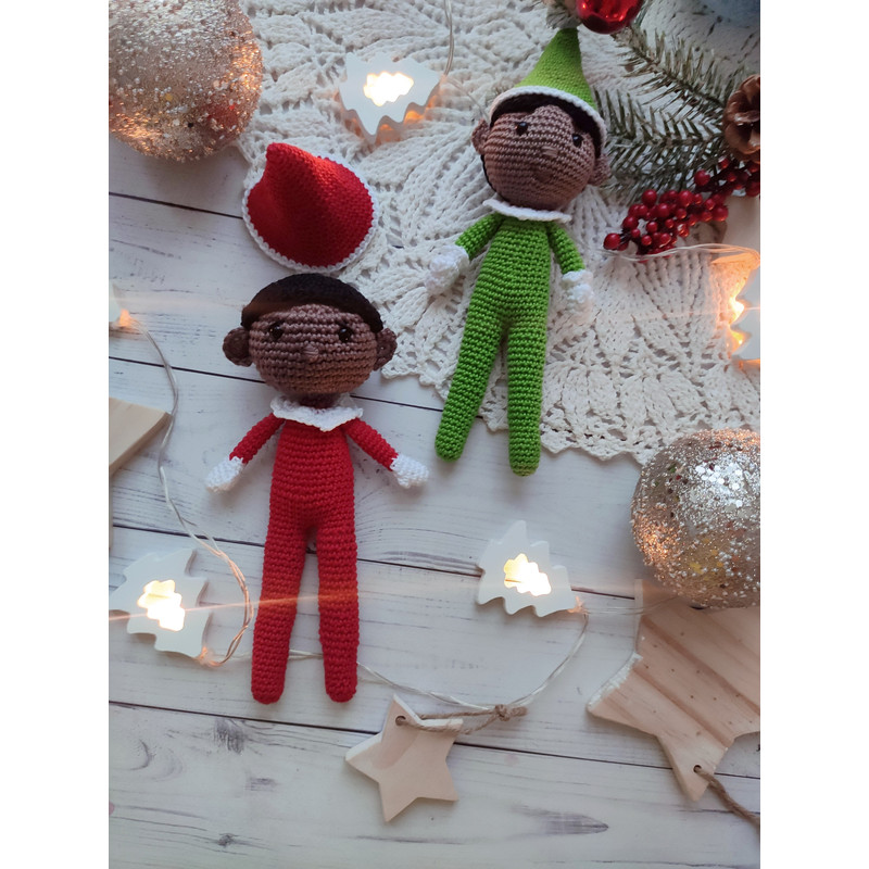 Christmas Elf, Elf Toddler, Crochet Elves