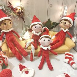 Christmas Elf, Elf Toddler, Crochet Elves, Buddy Elf, Christmas doll 5 inch (10cm)