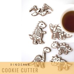 Dinosaur cookie cutters. Set 6 pcs.